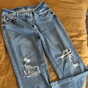 Wild Fable Light Blue Distressed Boyfriend Jeans